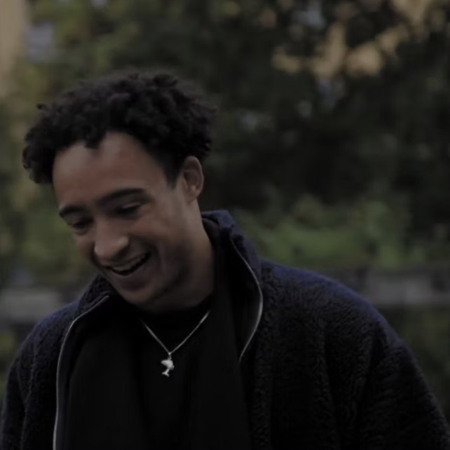 Luke smiling, a still from the Stephen Lawrence Trust film